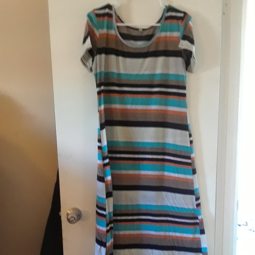 Floor length cotton dress large